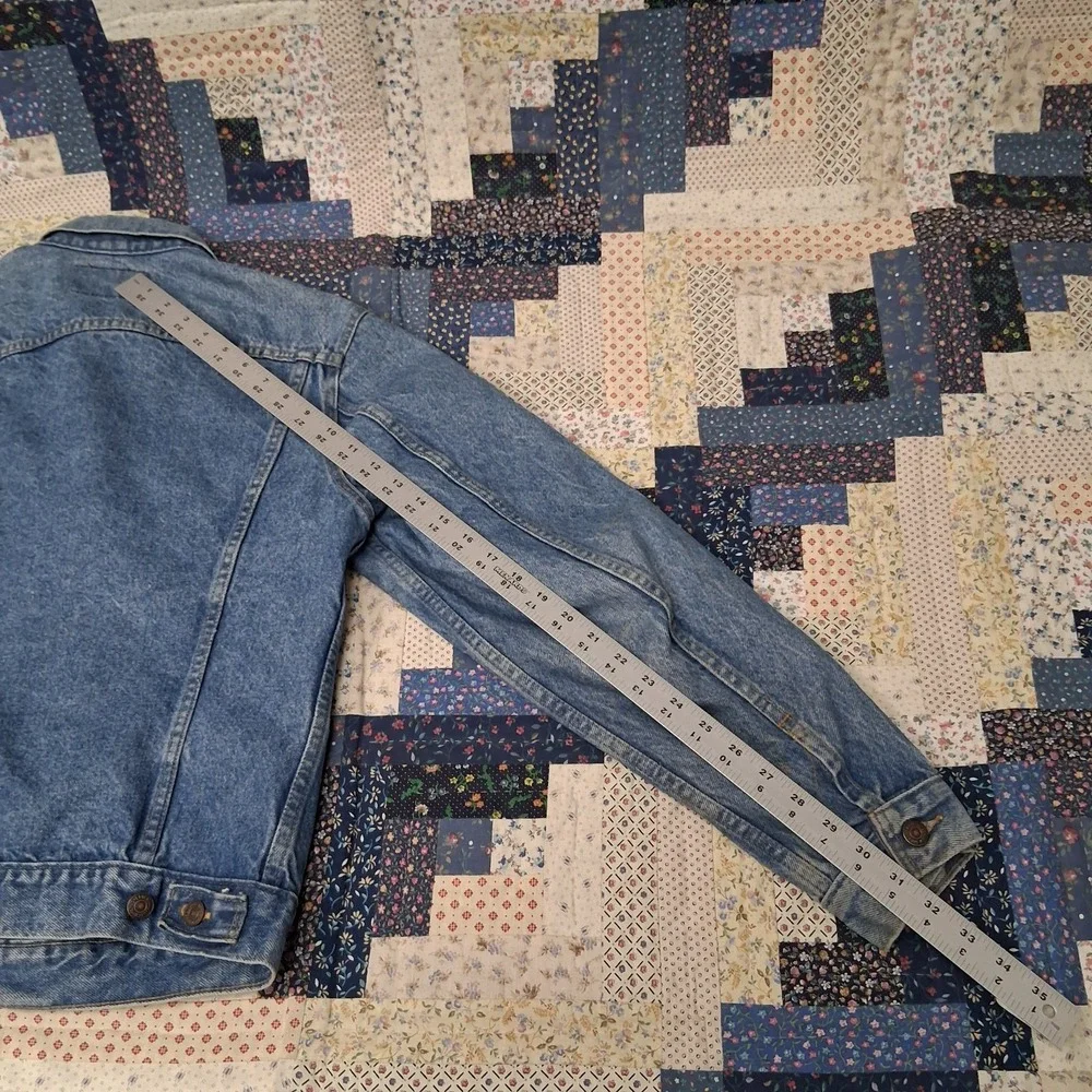 Vintage 80s Levis 71506 0214 Trucker Type 3 Denim Jacket Size 40 Made in USA